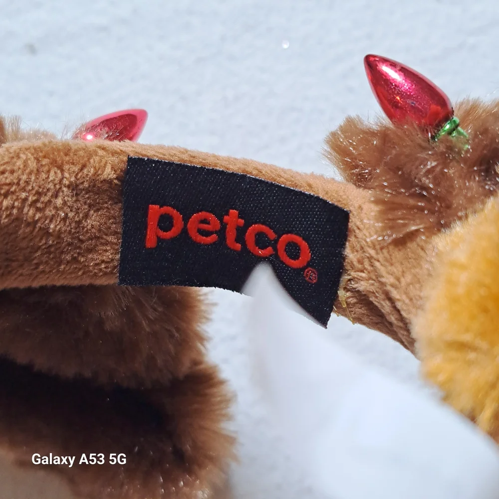 Petco Reindeer Antler Headband with Lights Fake For Dog
